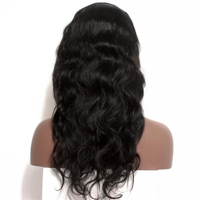 Natural Color Malaysian Remy Human Hair Lace Front Wigs Body Wave No Chemical