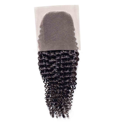Kinky Curly Swiss Lace Frontal Closure / Lace Frontal Hair Pieces For Black Wome