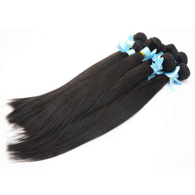 100% Malaysian Remy Weft Hair Extensions For African American Women Silky Straig