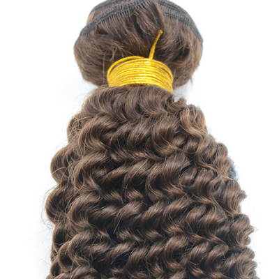 Kinky Curly Weft Hair Extensions Hair Weaving with 100% Mongolian Remy Hair