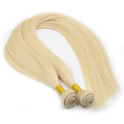 Blonde Straight Long Colored Human Hair Extensions Ukraine Hair for Fashion Youn